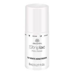 alessandro Striplac Peel or Soak Vermelho de unhas LED de cor branca brilhante, para unhas perfeitas em 15 minutos, 8 ml