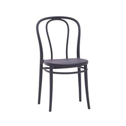 KONTE.DESIGN Lot de 2 chaises Bristol en polypropylène Anthracite, empilables