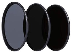 Rollei F:X Pro ND filterset (ND 8, ND 64, ND1000) neutral-density-filterset met 3 grijsfilters (52 mm)