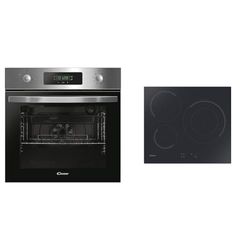 Candy FIDCP X625 L, Horno Multifunción, 70L, 1 Bandeja y 1 Rejilla, Ventilador Radial & CI633C/E1, Placa Inducción, 3 Zonas, 60CM, 9 Niveles de Potencia, 7,2KW, Mandos Centrales