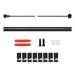 Motodak Clarks Teflon, fietsrem, mountainbike, zwart (2 kabel teflon/ganzen/eindstukken)