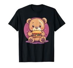 Orsacchiotto Holding Burger Delight Maglietta
