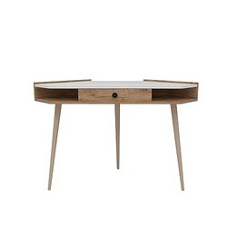 WELL HOME MOBILIARIO & DECORACIÓN Bureau 85,2 x 130,8 x 55 cm, Atlantisch grenen wit
