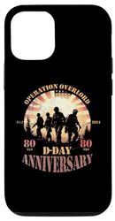 Custodia per iPhone 14 Pro D-Day 80th Anniversary Normandy Beach Landing History 1944