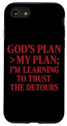 God’s plan > my plan Christian Quote The Bible Case for iPhone SE (2020) / 7/8