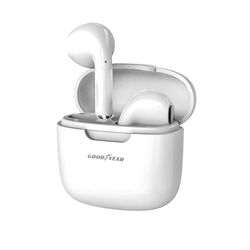 Goodyear Bezprzewodowe słuchawki douszne z etui ładującym przez 60 godzin, słuchawkami Bluetooth 5.3, dousznymi, kablem USB-C do ładowania, prawdziwe bezprzewodowe stereo, dźwięk przestrzenny,