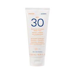 KORRES Yoghurt Sunscreen Emulsion Body + Face SPF 30 200ml