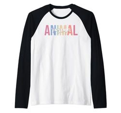 Adotta il salvataggio degli animali Maglia con Maniche Raglan