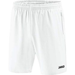 JAKO - Pantaloncini da Bambino Unisex Profi 2.0, Unisex - Bambini, Corto, 6208, Bianco, 128