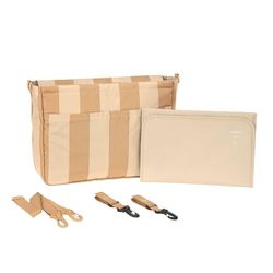 Casual Baby barnvagnsorganisatör väskorganiserare inklusive barnvagnsfäste och axelrem/Casual MIX multiväska beige/kamel