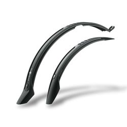 SKS Velo 55 Guarda-lamas híbrido, unissexo para adulto, preto, 55 mm