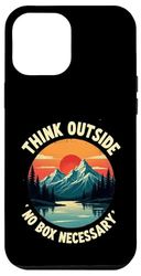 Funny Camping Hiking Think Outside No Box Necessary Case for iPhone 12 Pro Max