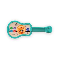 Baby Einstein 12609 Hape Sing & Strum Magic Touch ukulele muzyczne, z drewna, z 6 melodiami i 2 głosami zwierząt, wielokolorowe