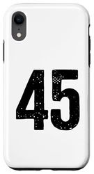 Custodia per iPhone XR Numero 45