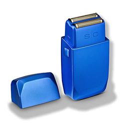 Stylecraft Afeitadora Eléctrica Profesional para Hombre, Barba y Pelo, 120 min Autonomía Sin Cable, Lámina Titanio Dorado Hipoalergénica, Compatible con Cargadores Inalámbricos QI