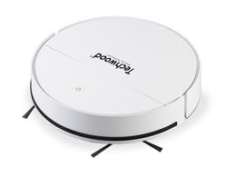 TECHWOOD TAR-2021 Robot Aspirador y Limpiador 2 en 1, 450Pa, Tanque 350mL, Batería 90min, Negro