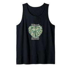 Plant Mom plantas verdes arte de plantas de interior pulgar verde Camiseta sin Mangas