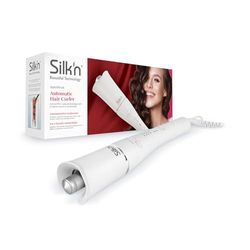 Silk'n Fer à boucler I AutoTwist I Boucle les cheveux rapidement et automatiquement I 30 x 6,8 x 6,8 cm I Blanc