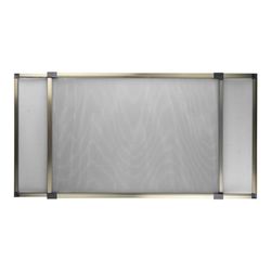 Moustiquaire fixe extensible 70 x 50 cm Bronze