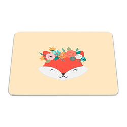 Bonamaison, Tapis de Souris Rectangle Imprimé Numériquement, Fond Antidérapant, pour Bureau et Maison, Taille: 22x18cm