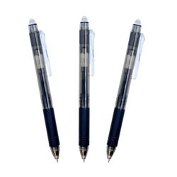 RAYLU PAPER® - Erasable Ballpoint Pens Gel Ink Black 1mm Tip and 0.7mm Line Width (3 Black)