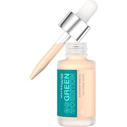 Green Edition: Maybelline New York Olio Viso Colorato Green Edition, Per Copertura Naturale e Modulabile, Adatto a Tutti i Tipi di Pelle, Arricchito con Olio di Jojoba e Marula, 84% di Ingredienti di Origine Naturale, Tonalità:30