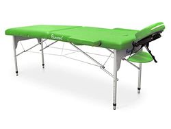 QUIRUMED Vouwstoel van aluminium Easy 186 x 66 cm, groen