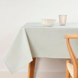 BELUM | Stain Resistant Tablecloth Size 200 x 140 cm - Extra Soft Touch Tablecloth - Tablecloth 100% Made in Spain Fabric 100% Organic Cotton - Plain Model Tablecloth