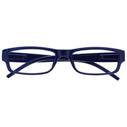 OPULIZE Ace Reading Glasses, Blu Nero, +3,00 Diottrie Unisex
