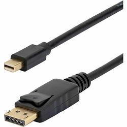 StarTech.com Cabo de 3 m Mini DisplayPort a DisplayPort 1.2 - cabo adaptador Mini DisplayPort para DisplayPort 4K x 2K UHD - cabo para monitor Mini DP a DP (MDP2DPMM10)