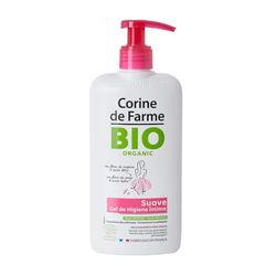 Corine De Farme Organic Naturalny łagodny środek do czyszczenia z kwiatem wiśniowym, 250 ml, biały