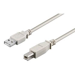 VoltShine Cavo USB M 'A' a M 'B' 1.5M, connessione affidabile per trasferimento dati e alimentazione dei dispositivi.