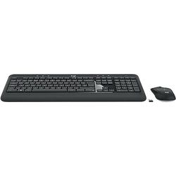 Logitech MK540 Advanced Combo Tastiera e Mouse Wireless per Windows, Layout Inglese QWERTY - Nero