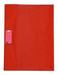 Viquel Schrijfenveloppen, 17 x 22 cm, transparant, met kleppen voor boekje 17 x 22 of A5, rood, 50 stuks