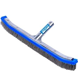Heavy Duty Pool Premium 45,7 cm piscina in alluminio spazzola di pulizia by Aquatix Pro pennello con setole in acciaio INOX & EZ clip, pulisce muri, piastrelle e pavimenti senza sforzo