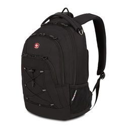 SwissGear 1186 Travel Gear - Mochila elástica ligera, Negro -, 17-Inch, Mochila elástica 1186