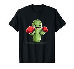 Planta de boxeo para guantes deportivos y amantes de los cactus Camiseta