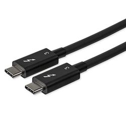 StarTech.com Cable Thunderbolt 3 Pasivo de 80cm, 40Gbps, PD 100W, Vídeo 4K/5K, Cable Thunderbolt, Compatible con USB4 / Modo Alt DP, Thunderbolt 4, USB 3.2, USB-C (TBLT34MM80CM)