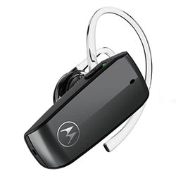 Motorola Sound HK375-S — Auriculares inalámbricos mono, 7 horas de duración de la batería, control inteligente por voz y toque, color negro