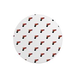 Questo Casa, Round Digital Printed Mouse Pad, Non-Slip Base, for Office and Home, Diameter:22cm