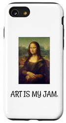 Art Is My Jam Shirt Mona Lisa Case for iPhone SE (2020) / 7 / 8