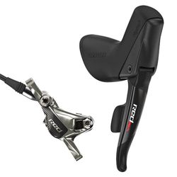 SRAM Comando DX + Pinza Disco Red Posteriore Flat Mount 11 velocità etap Colour Unisex Adulto, Nero, One Size