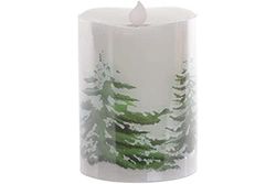 Dkd Home Decor kerstdecoratie wit groen LED