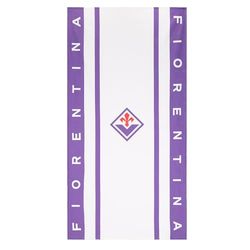 Only4fan S.r.l. ACF Fiorentina Beach Towel 70 x 140 cm Microfibre Official Product, White