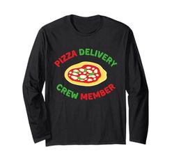Miembro del equipo de pizza Manga Larga