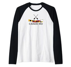 Canoa Maryland Maglia con Maniche Raglan