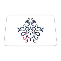 Bonamaison, Tapis de Souris Rectangle Imprimé Numériquement, Fond Antidérapant, pour Bureau et Maison, Taille: 22x18cm