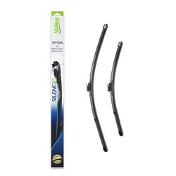 VALEO Piaçaba silencioso - VF926 - kit de alto desempenho, visibilidade superior na estrada, instalação fácil, folhas planas originais de 650 mm, dianteiras, conjunto de 2 escovas - 577926