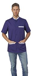 SIGGI Manga Corta Roberto Chaqueta, Azul, 7XL Unisex Adulto