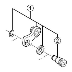 Shimano SPARE PART RDM670 vinkelaxel enhet